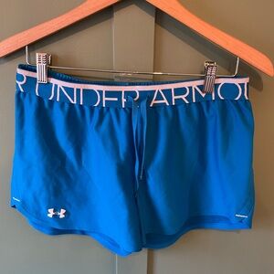 Under Armour Women's Vibrant Blue Athletic Shorts